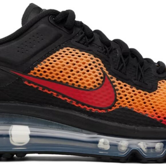 Nike Air Max 2013 Men's Size 10 'Sunset' Black Orange Athletic Shoes HF4887 873 - Picture 9 of 10